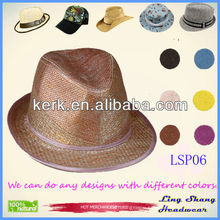 2013 Wholesale Simple Fashion 100% Natural paper hats paper straw hat paper hat ,LSP06